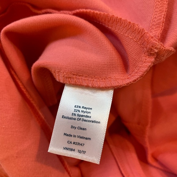 Talbots RSVP Sheath Dress Size 8 With Lacy Ruffle At Hem NWT - Picture 7 of 7